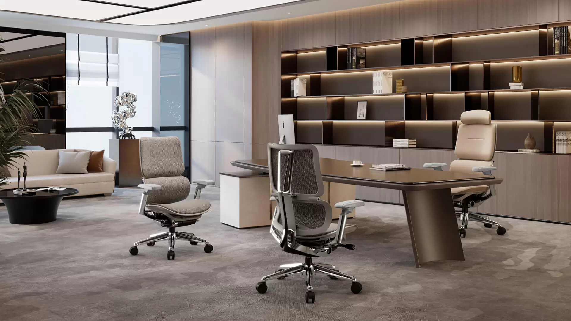 Ergonomik ofis koltuğu ile doğru oturma postürü - Gürsan