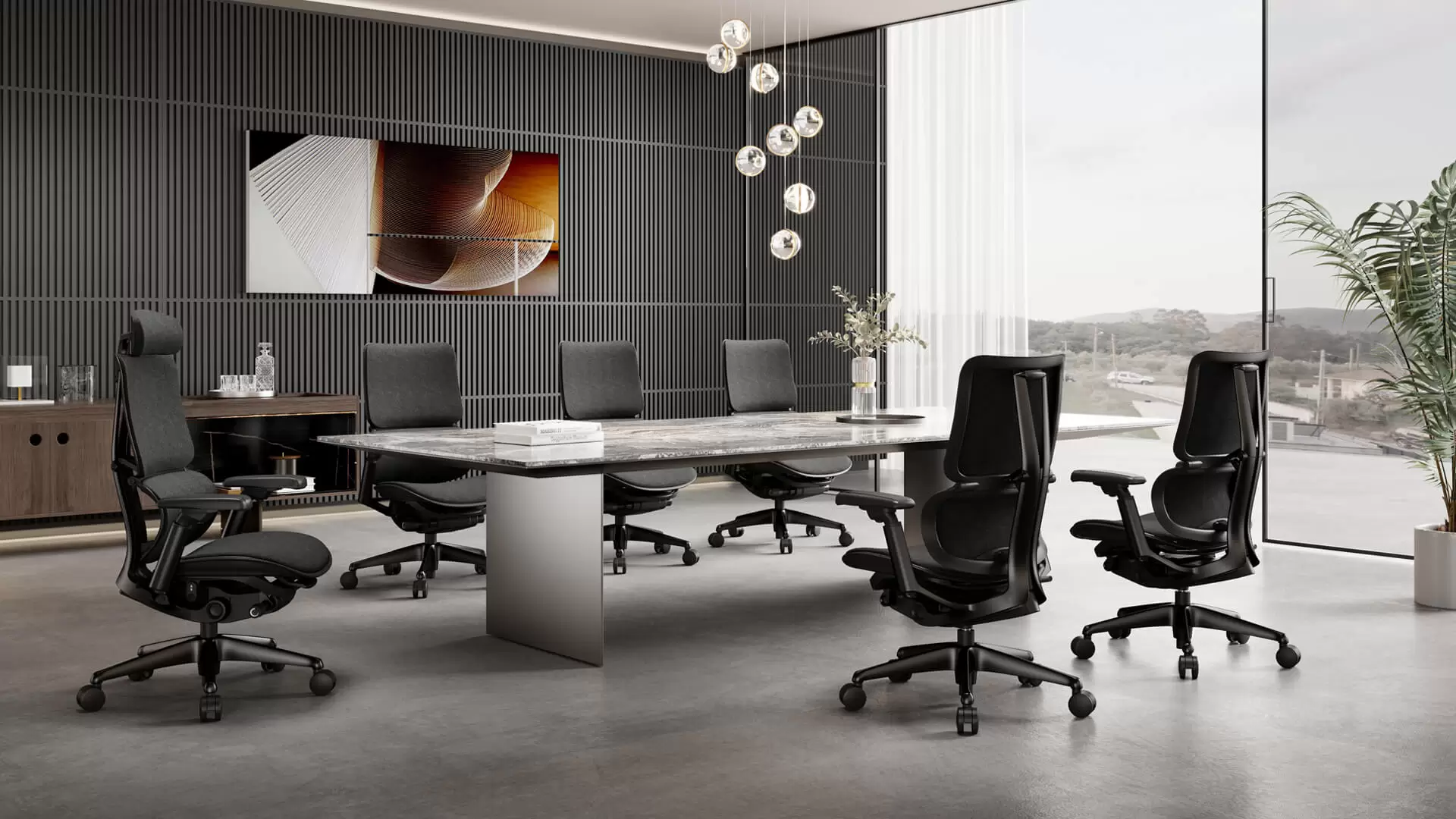 Bel desteği ve ayarlanabilir kolçak - ergonomik ofis koltuğu